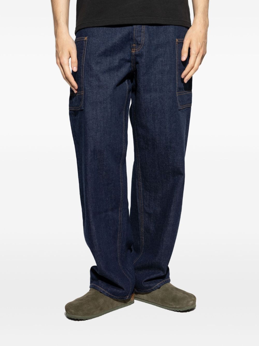 patch-pocket jeans - 3