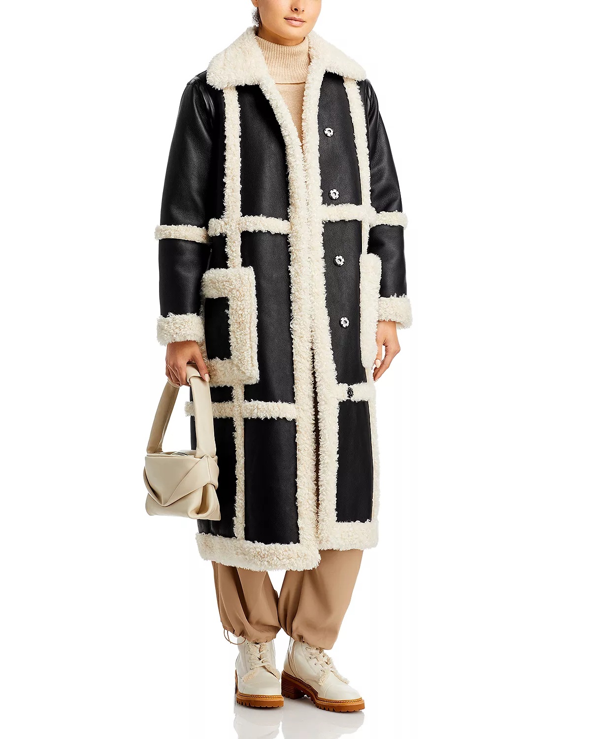Patrice Faux Shearling Coat - 2