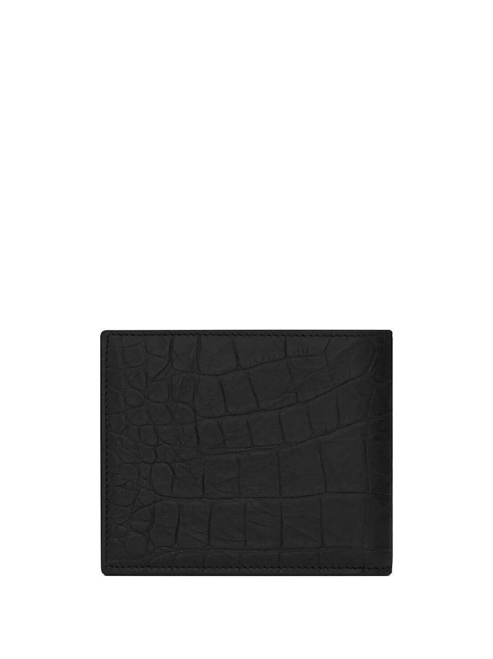 wrinkled-effect bi-fold wallet - 4