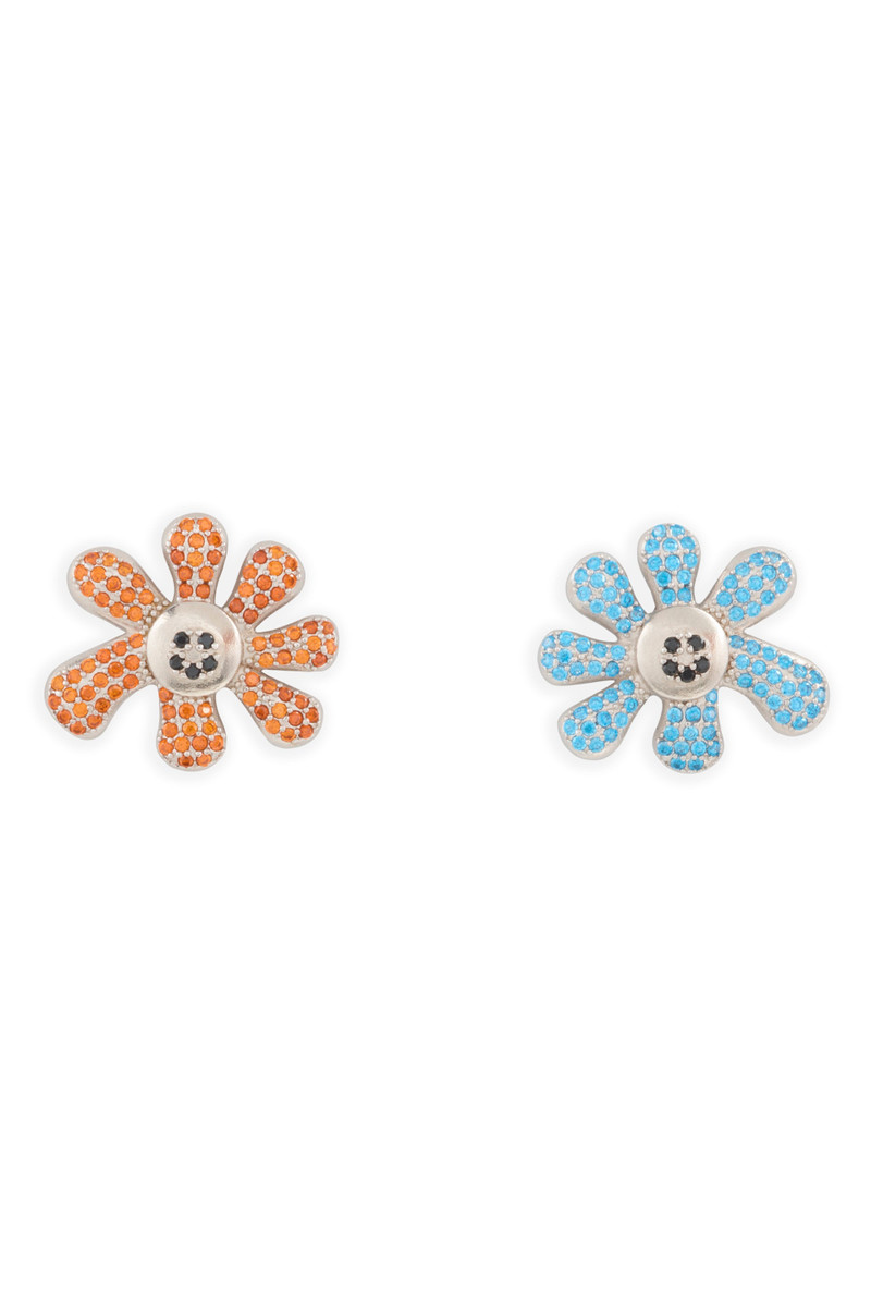 POPPY AQUAMARINE PAVE HAPPY BLOSSOM EARRING 1