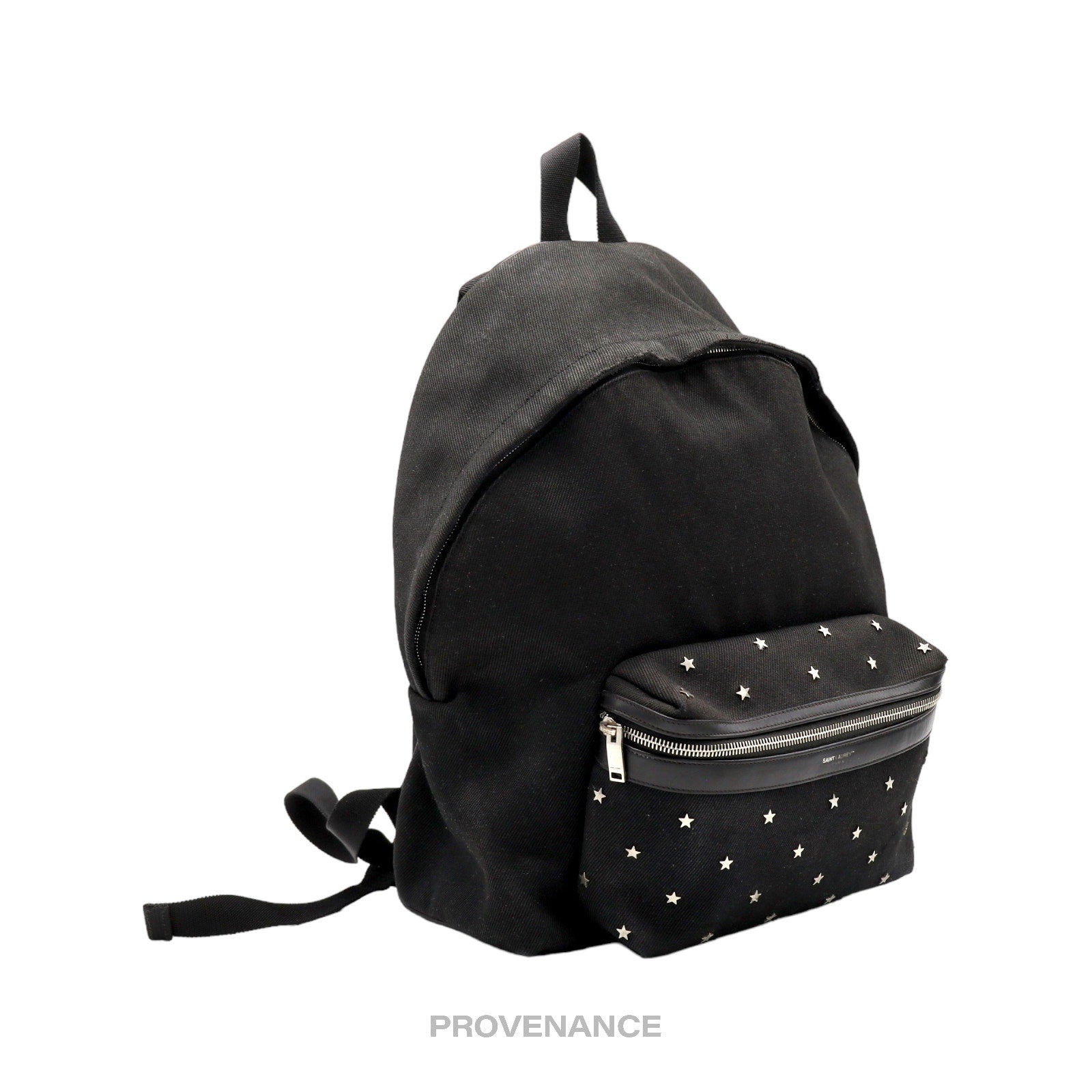 Saint Laurent Paris Sac City Backpack Velour Black Saint Laurent Backpacks for Women | The RealReal main image 3