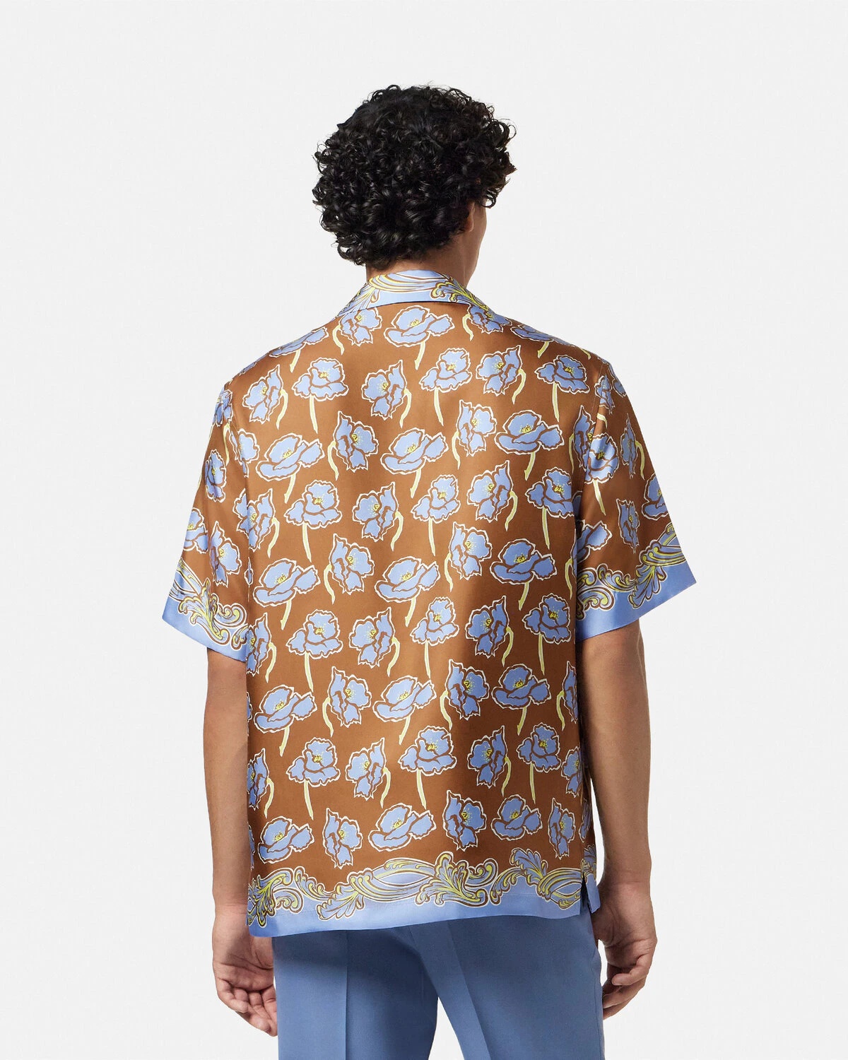 Poppies Foulard Silk Shirt - 5