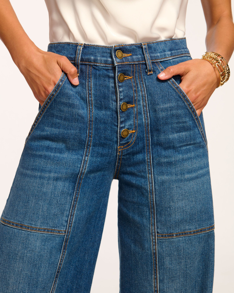 Flores High-Rise Wide Leg Jean 4