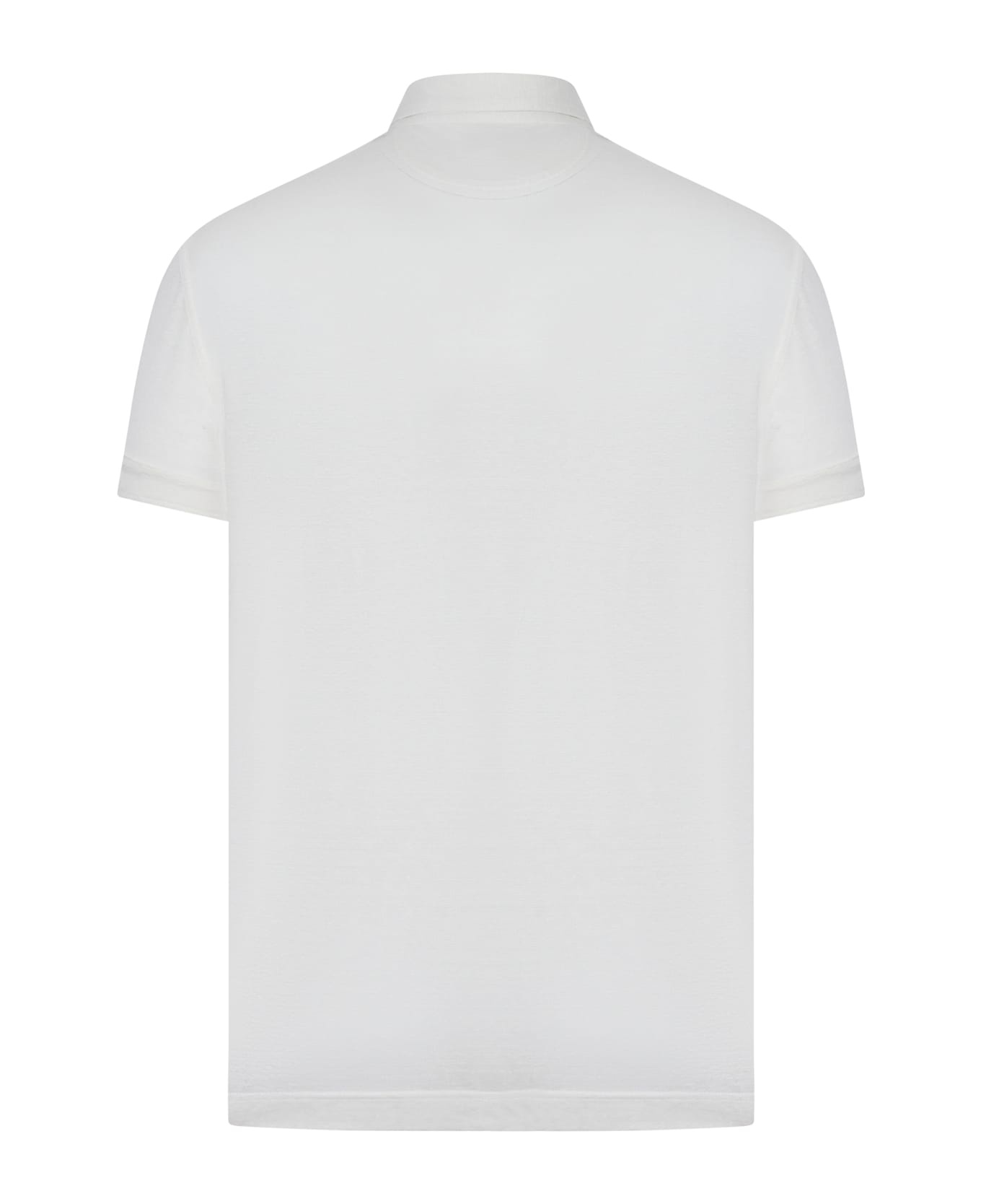 Short Sleeve Silk Polo - 2