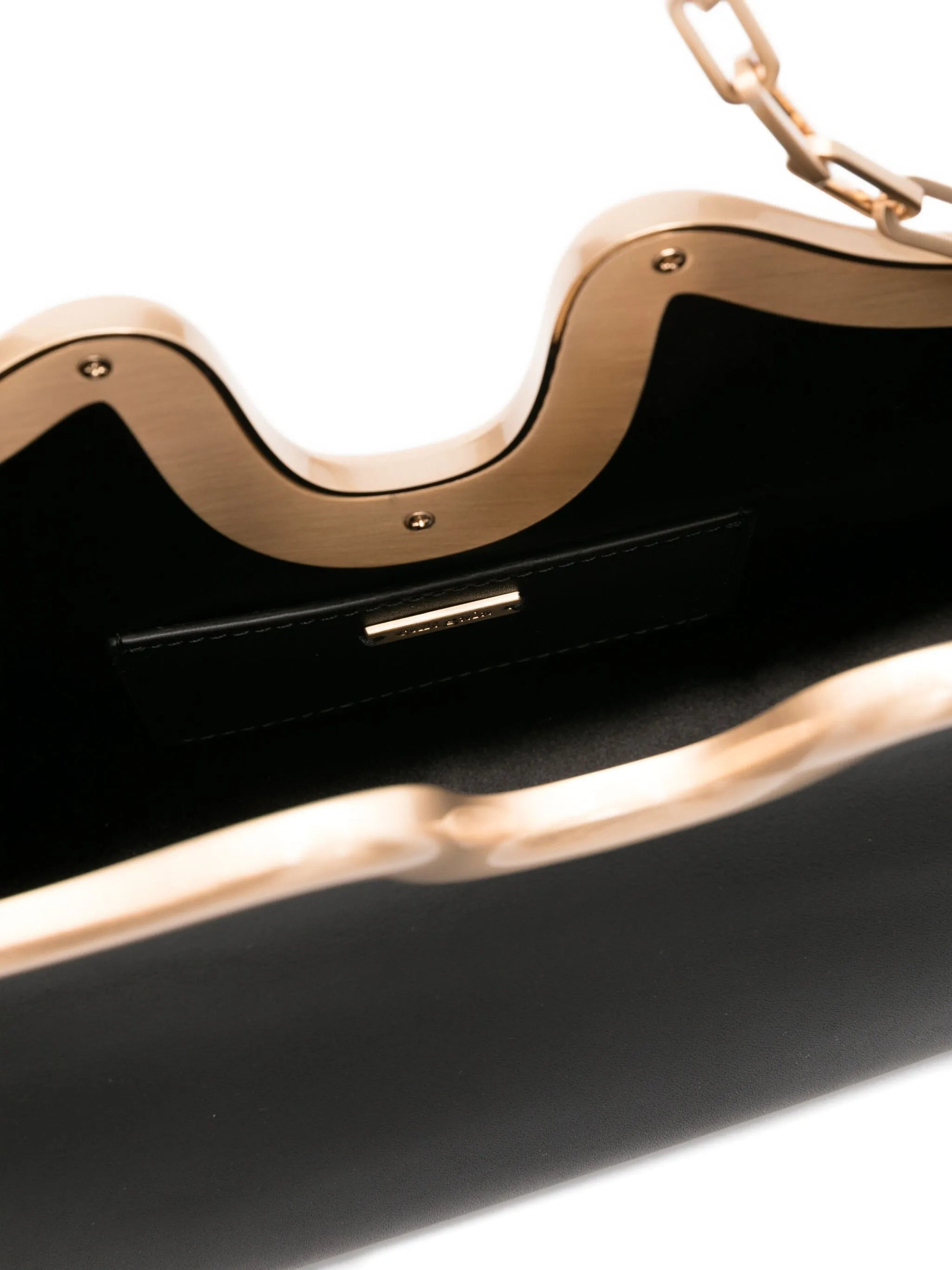 Valma curved-frame chain-strap clutch - 5