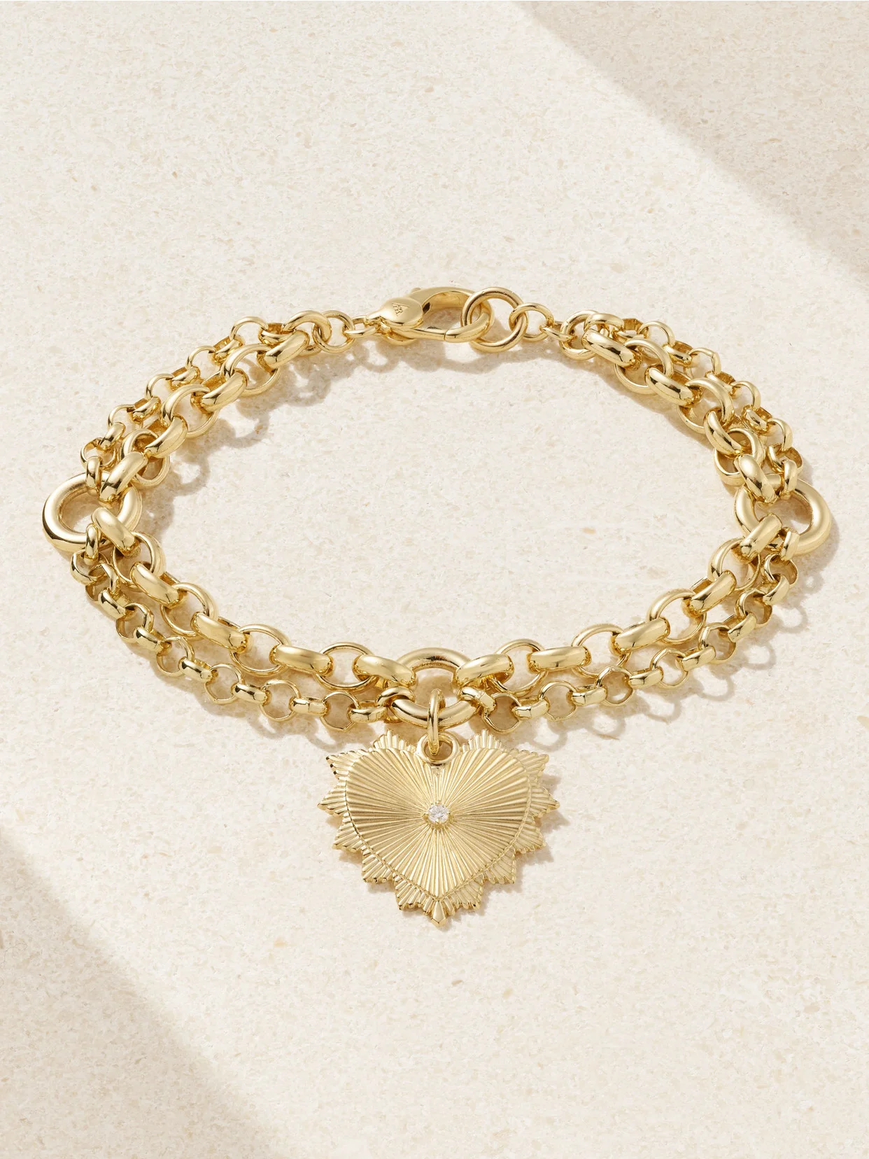 True Love 18-karat Gold Diamond Bracelet - 1
