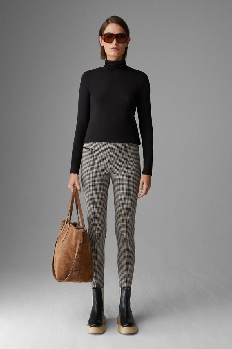 BOGNER Hannia Stirrup pants in Black/Beige/Off-white outlook