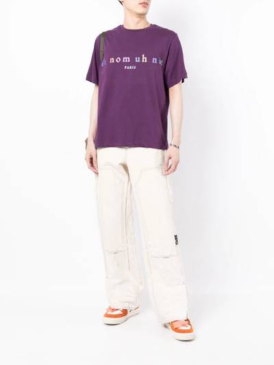 ih nom uh nit logo-print cotton T-shirt outlook