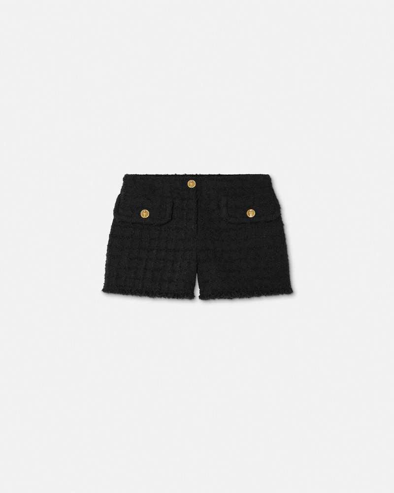 Heritage Tweed Mini Shorts - 1
