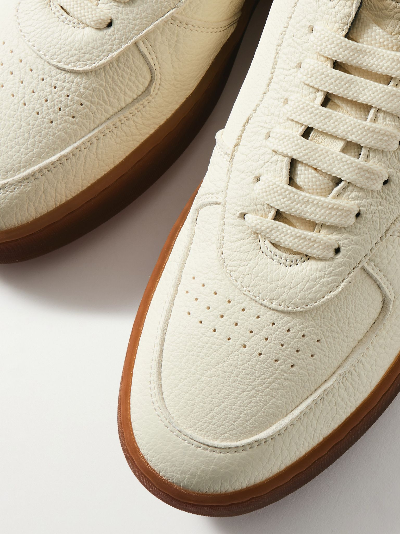 Asset 001 Deerskin Sneakers Cream - 5