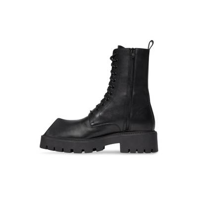 BALENCIAGA Men's Rhino 25mm Lace-up Boot  in Black outlook