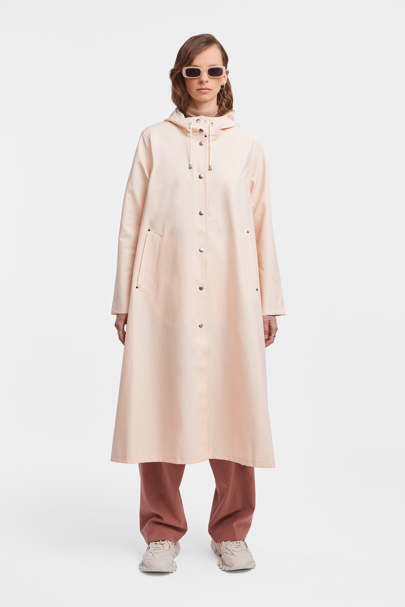 Stutterheim Mosebacke Long Raincoat Peach outlook