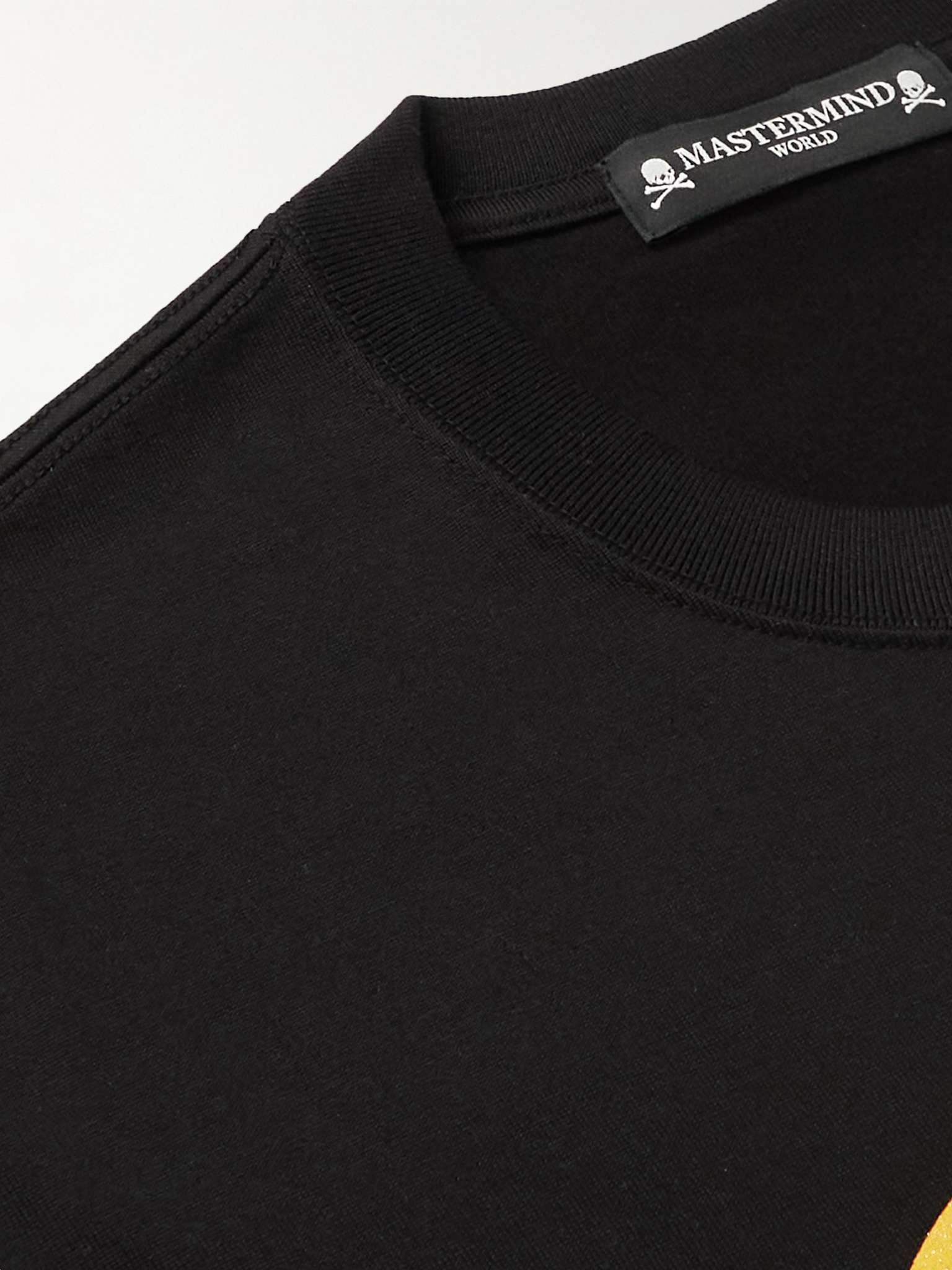 Glittered Logo-Print Cotton-Jersey T-Shirt - 5