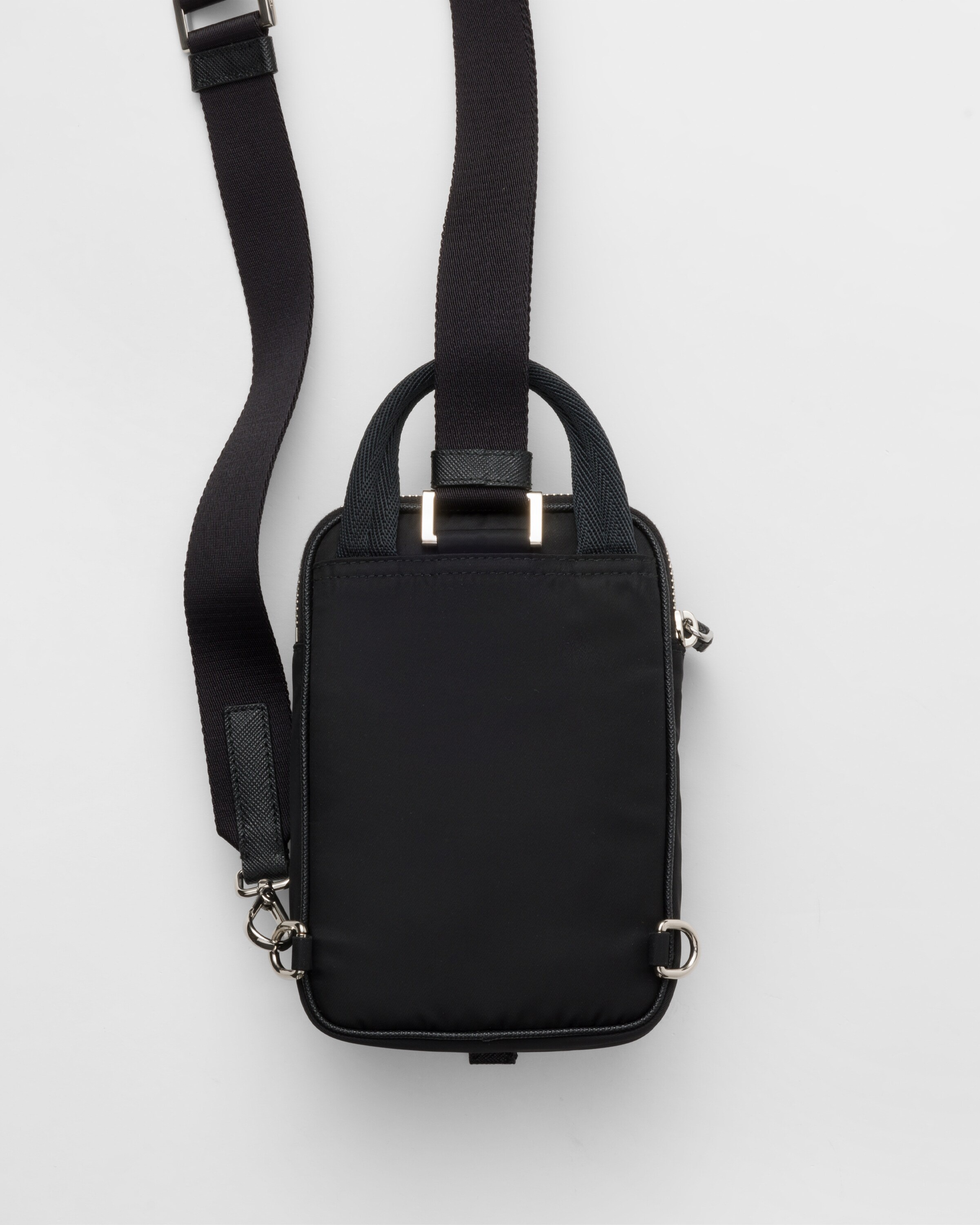 Re-Nylon and Saffiano leather smartphone case - 4