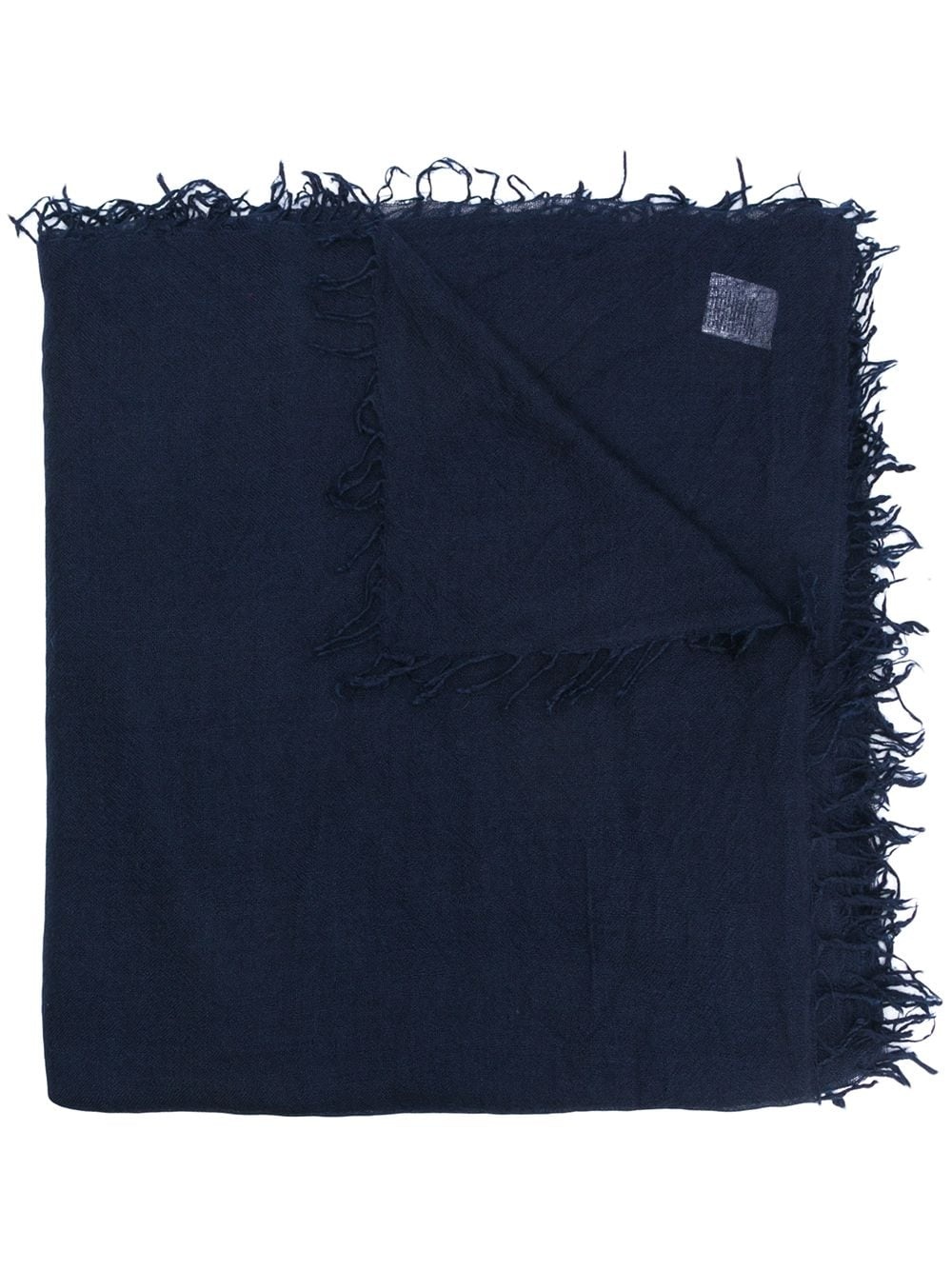 fringed-edge textured scarf - 1