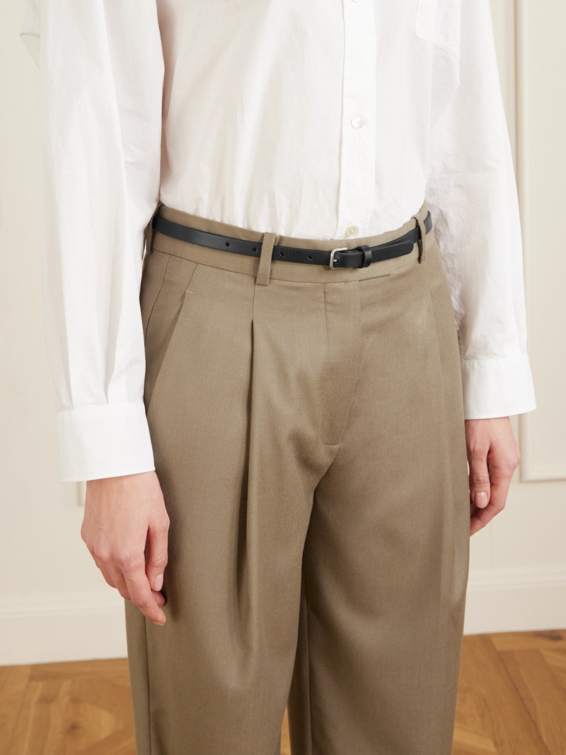 The Row Textured-leather Belt outlook