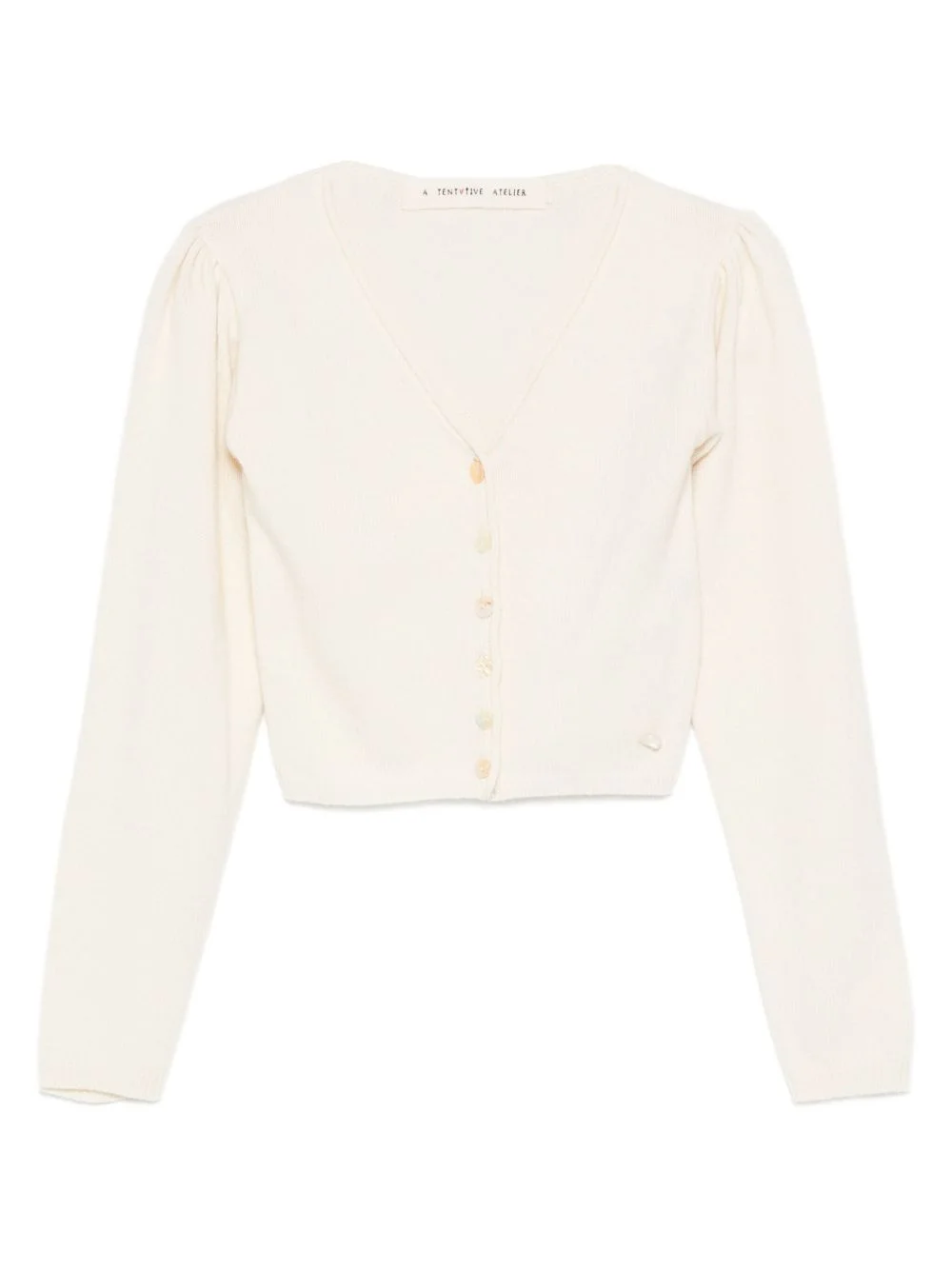 cropped cardigan - 1