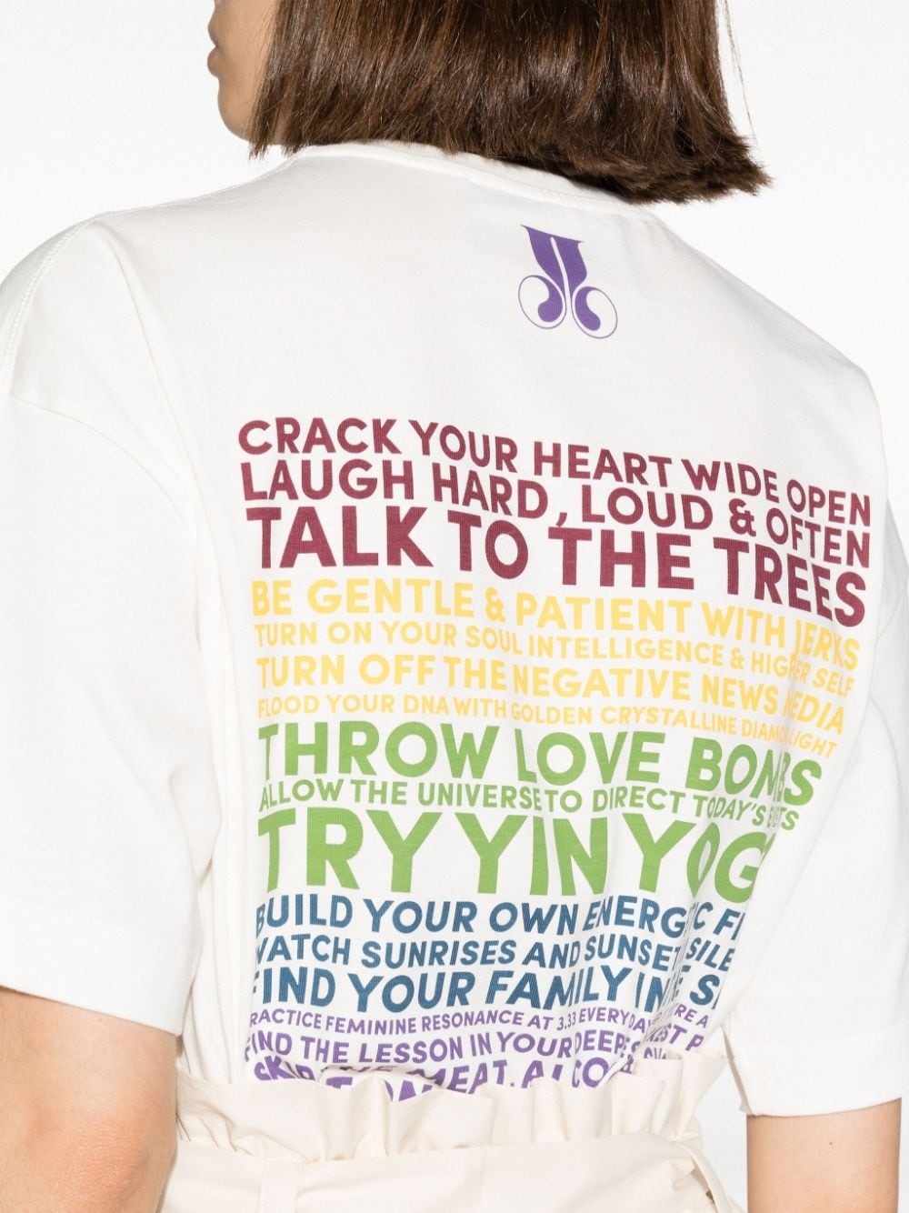 Raise Your Vibrations cotton T-shirt - 5