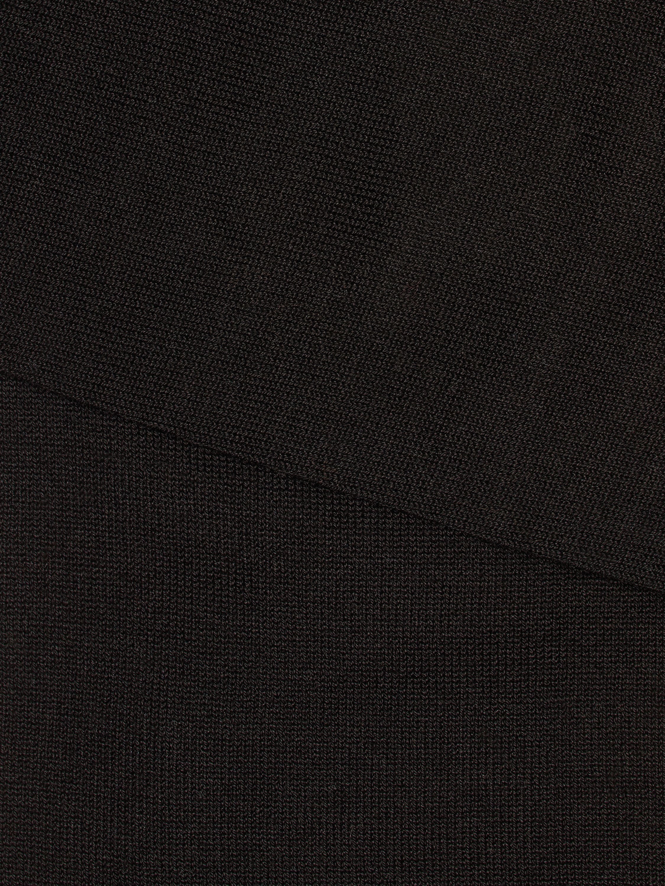 BLACK COTTON BLEND SOCKS - 2