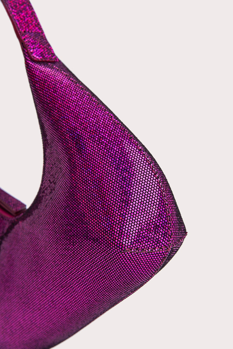 Baby Amber Fuchsia Disco Dot Leather 7