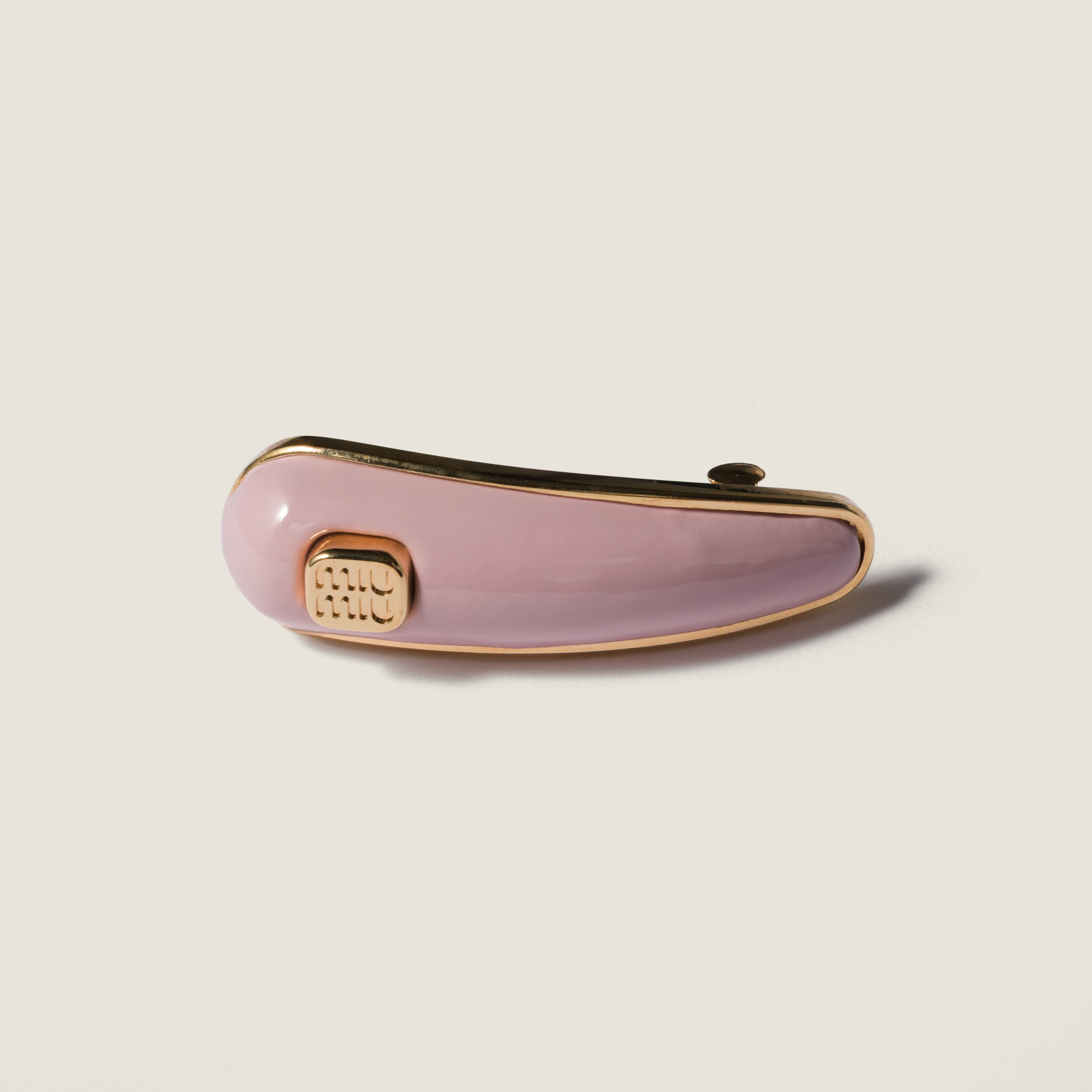Patent leather hair clip - 2