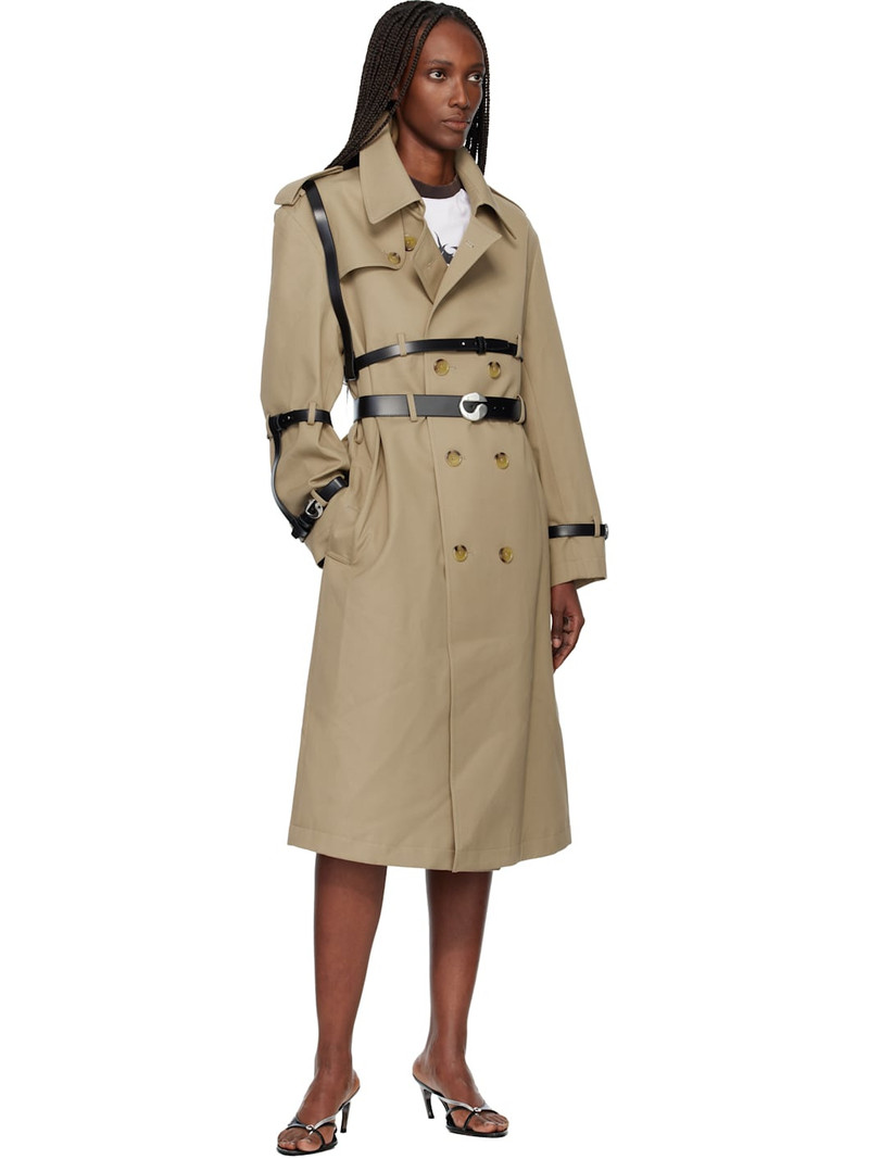 COPERNI Beige Multi Belt Trench Coat outlook