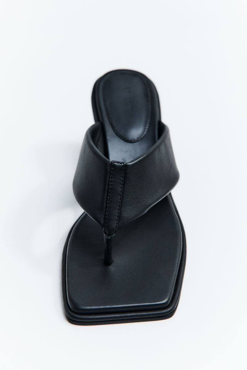 Soft Thong Contour Wedge - Black 6