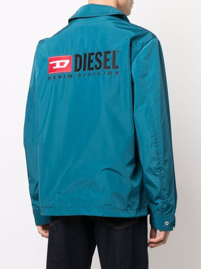 Diesel J-Coal-NP coated coach jacket outlook