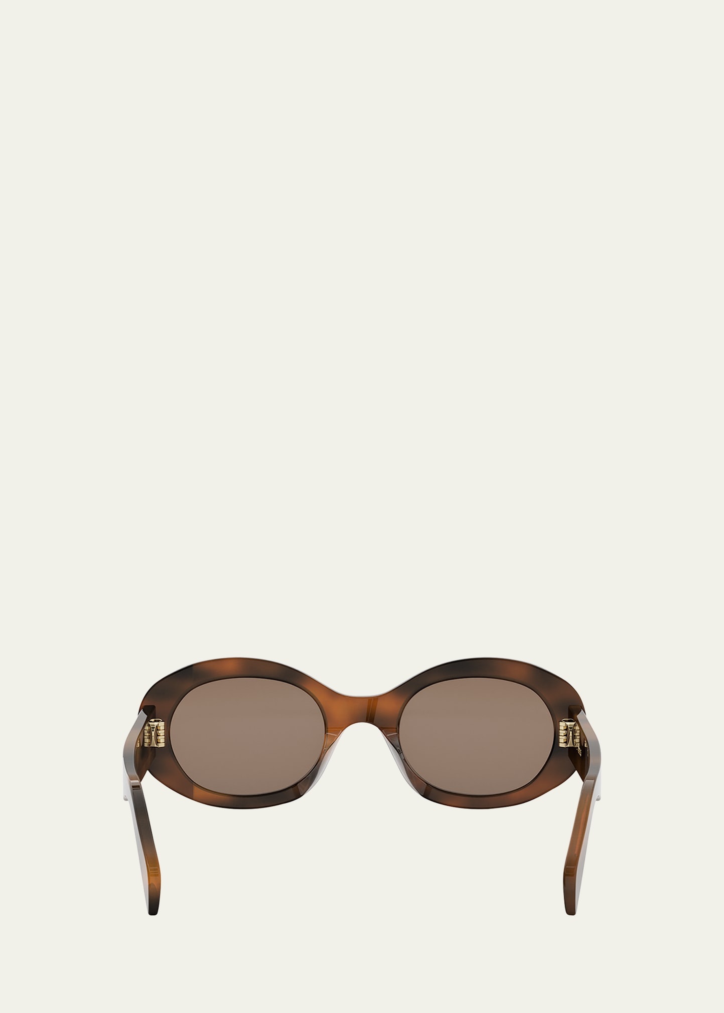 Triomphe Acetate Oval Sunglasses - 5