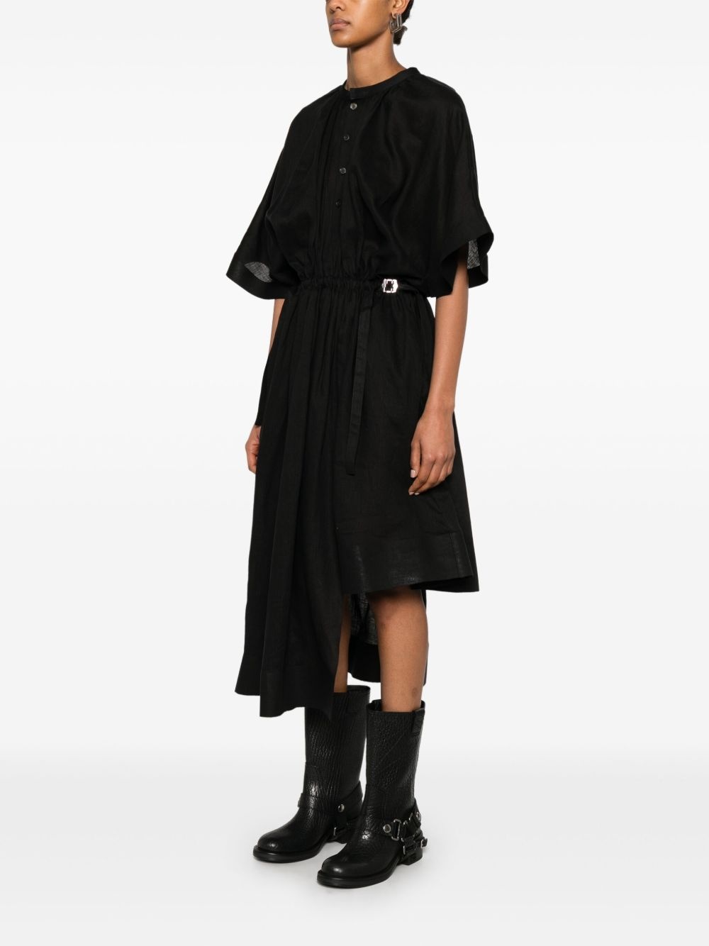 linen shirtdress - 3
