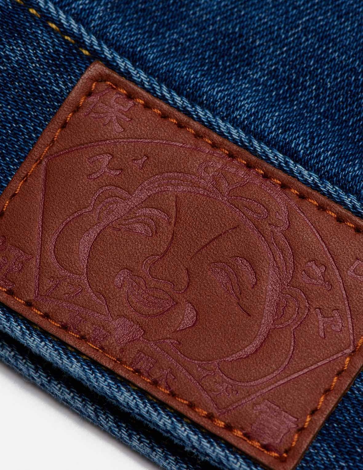 ALLOVER DARUMA EMBROIDERED DENIM JACKET - 10