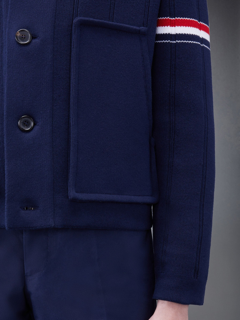 Double Face Cotton Cashmere Shawl Collar Jacket 6