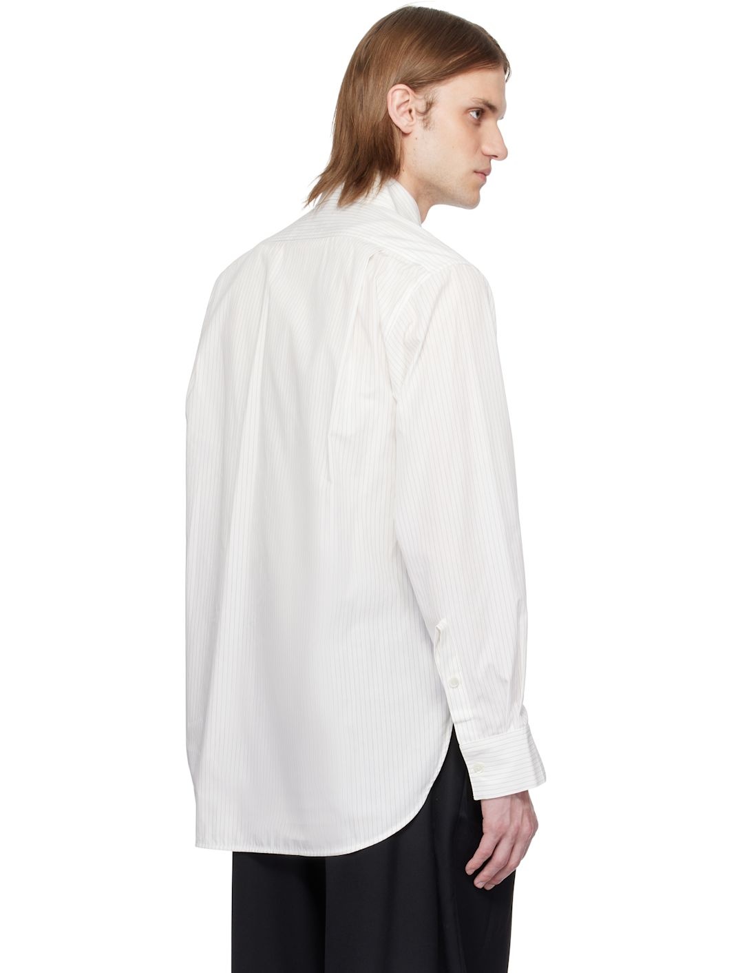 White S-Curve Shirt - 3