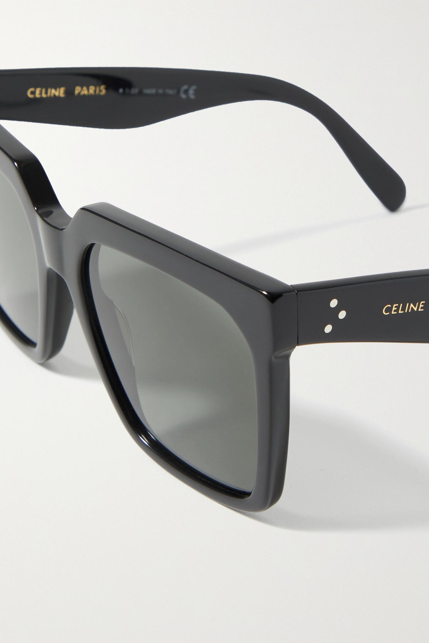 Oversized square-frame acetate sunglasses - 4