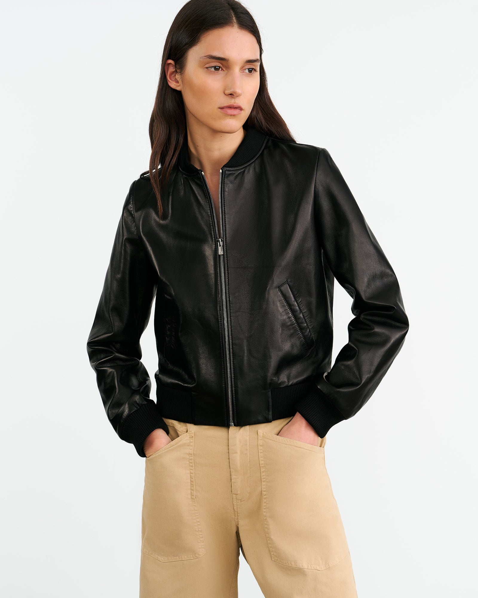 THORENS LEATHER BOMBER - 2