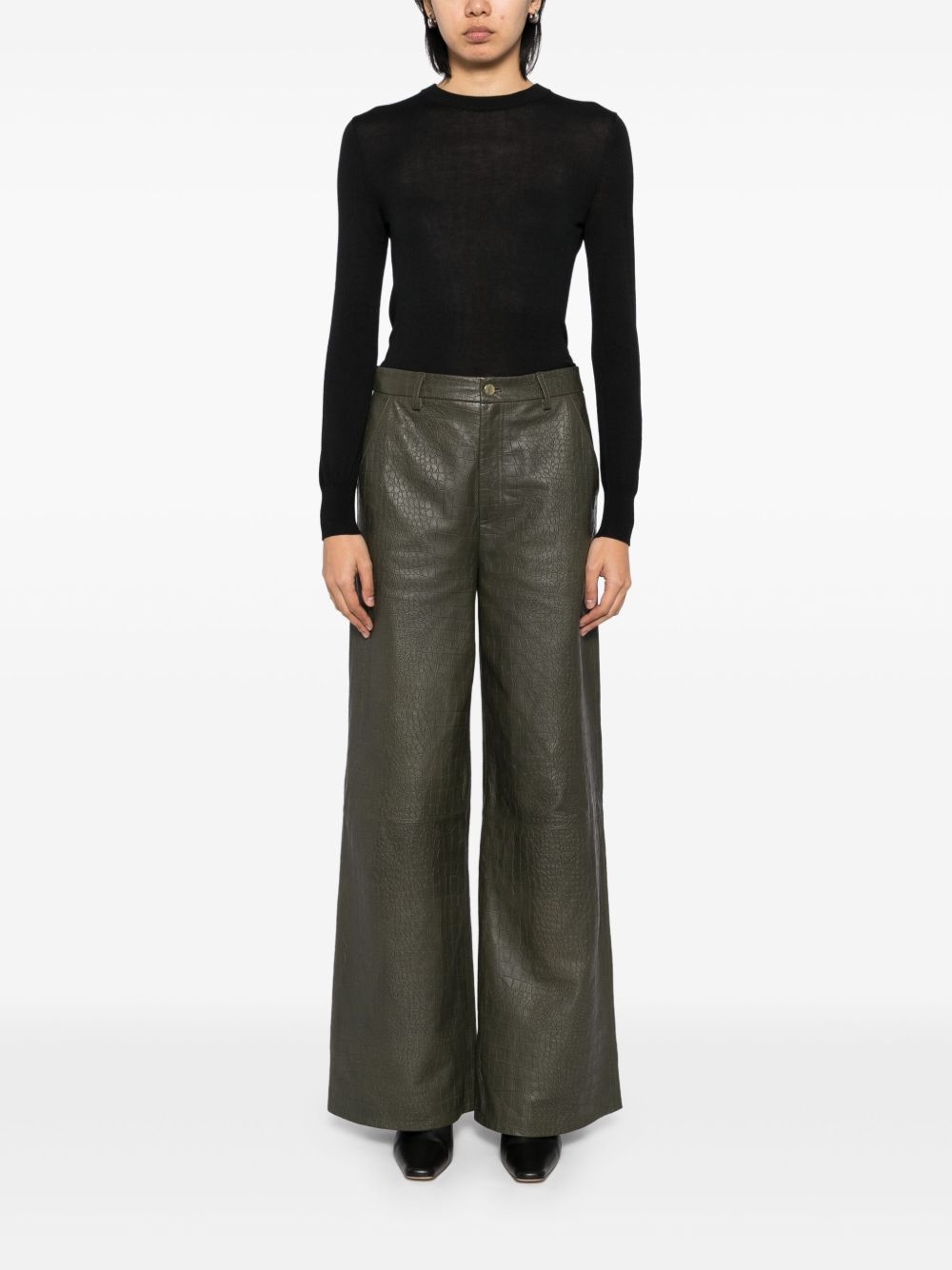 crew-neck top - 2