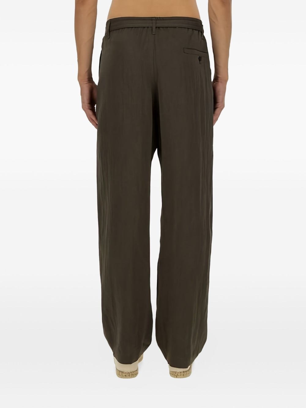 pleated-detail trousers - 3