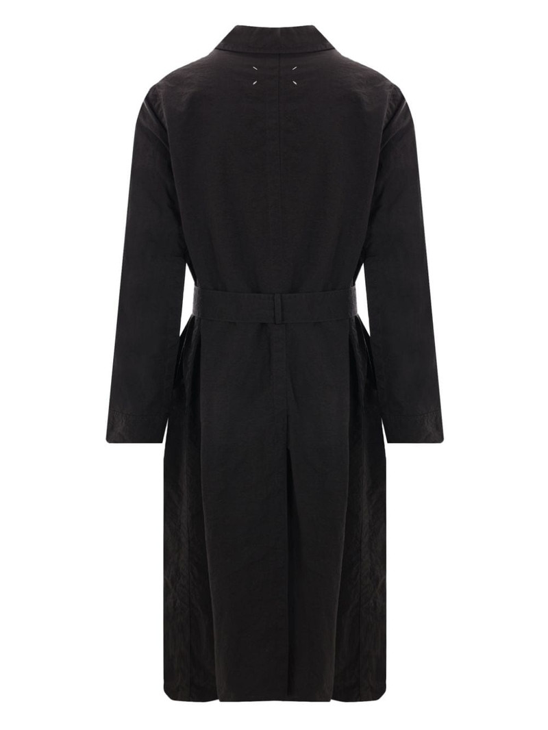 Maison Margiela canvas belted trench coat outlook