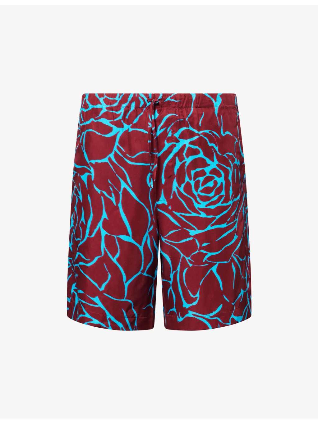 Graphic-Print Drawstring Woven Shorts - 1