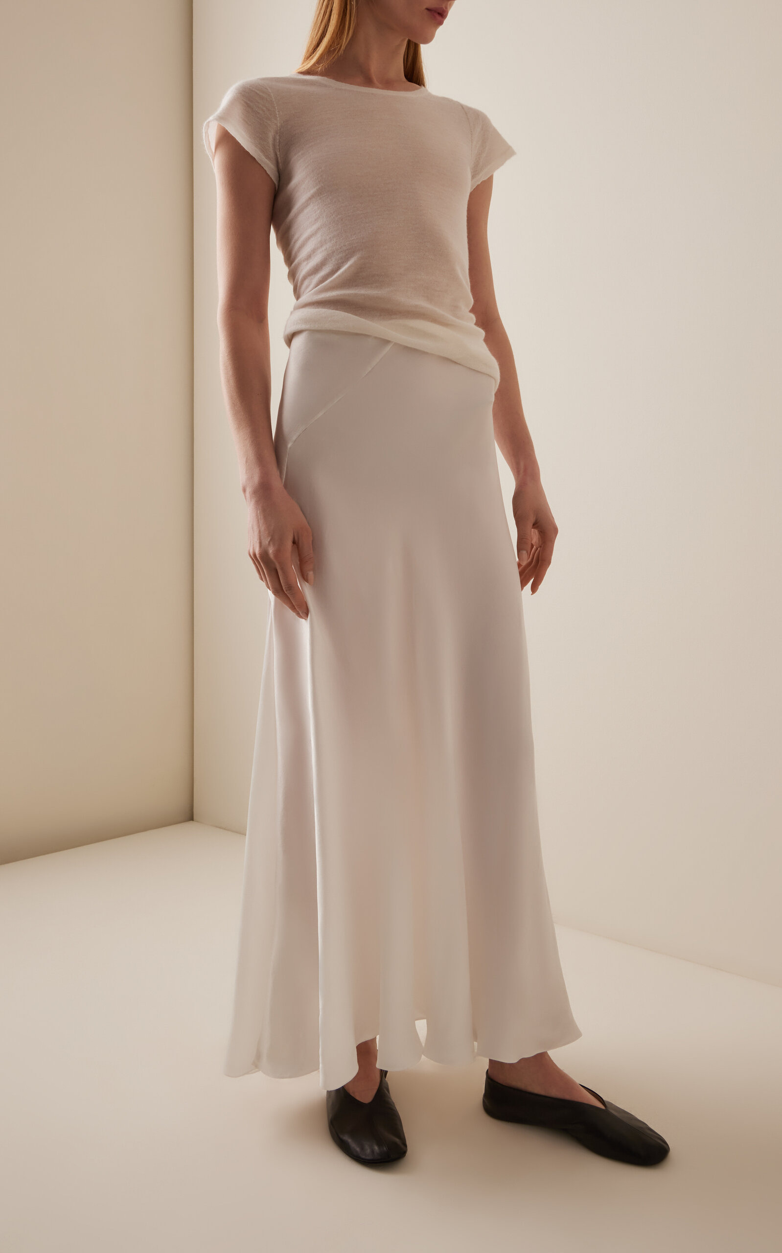 Keyla Cashmere Tee white - 3