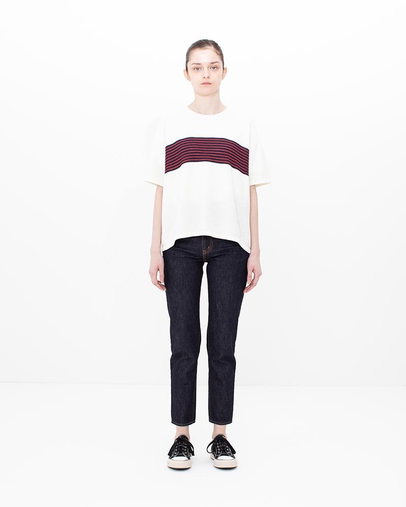JUMBO KNIT S/S (SI/C) W IVORY - 3