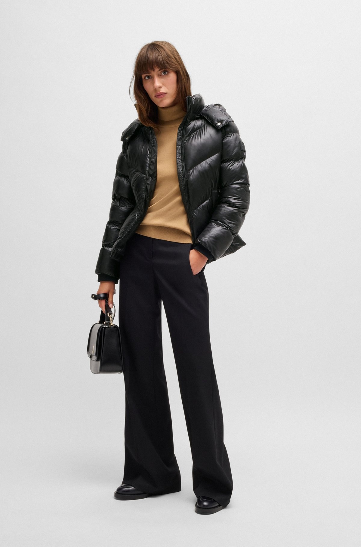 WATER-REPELLENT PADDED JACKET WITH ADJUSTABLE HOOD - 3