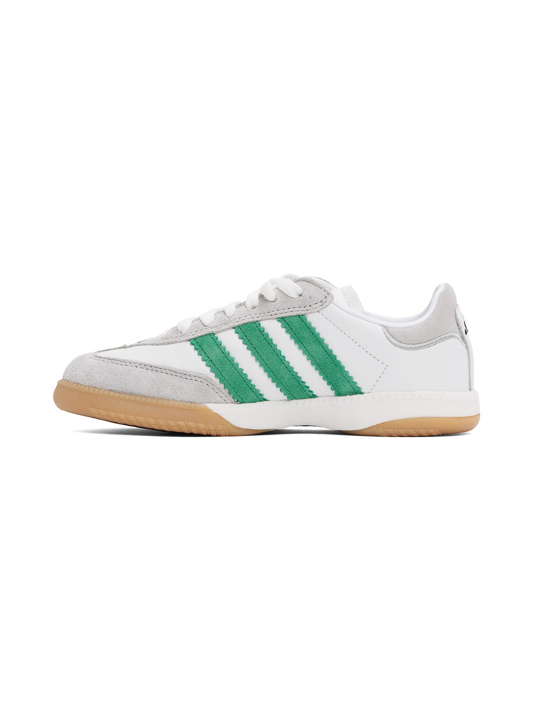 White & Green Samba MN Sneakers - 3