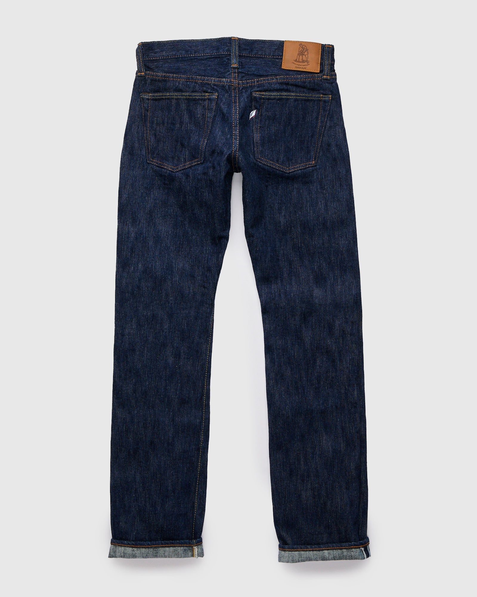 KS-15oz-005 "Kasuri" 15oz Slub Selvedge Denim - Slim Straight Fit - 3
