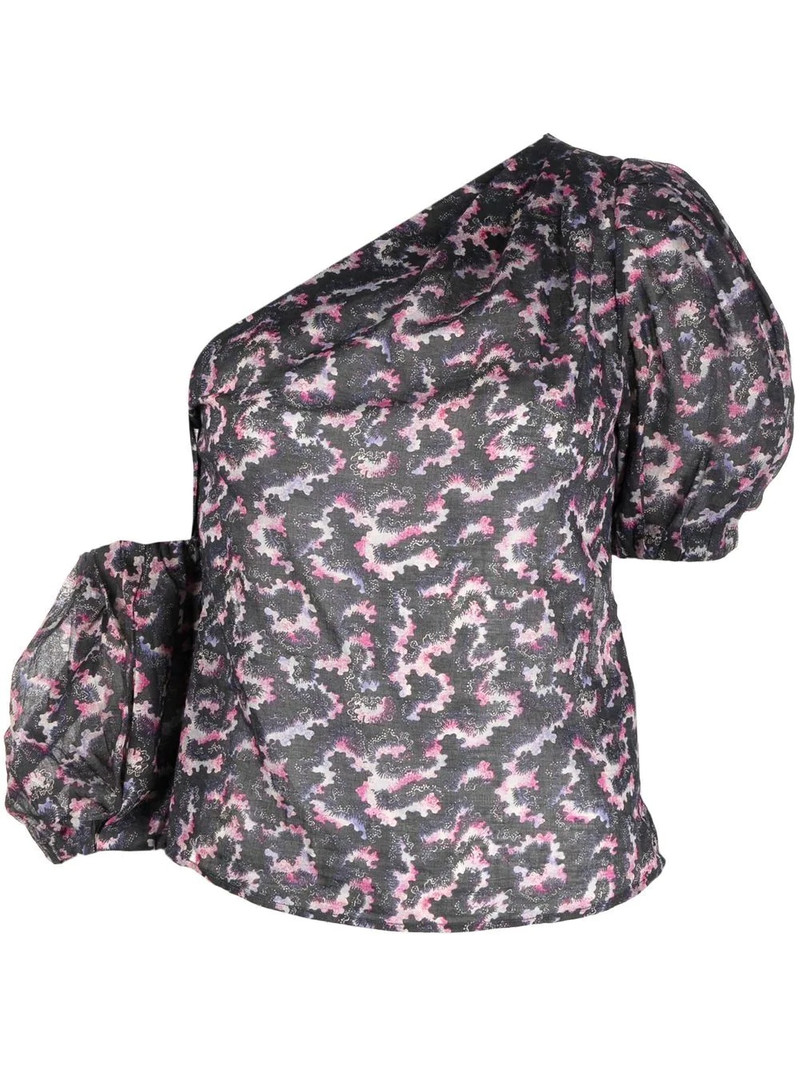 Liddy asymmetric cotton top 1