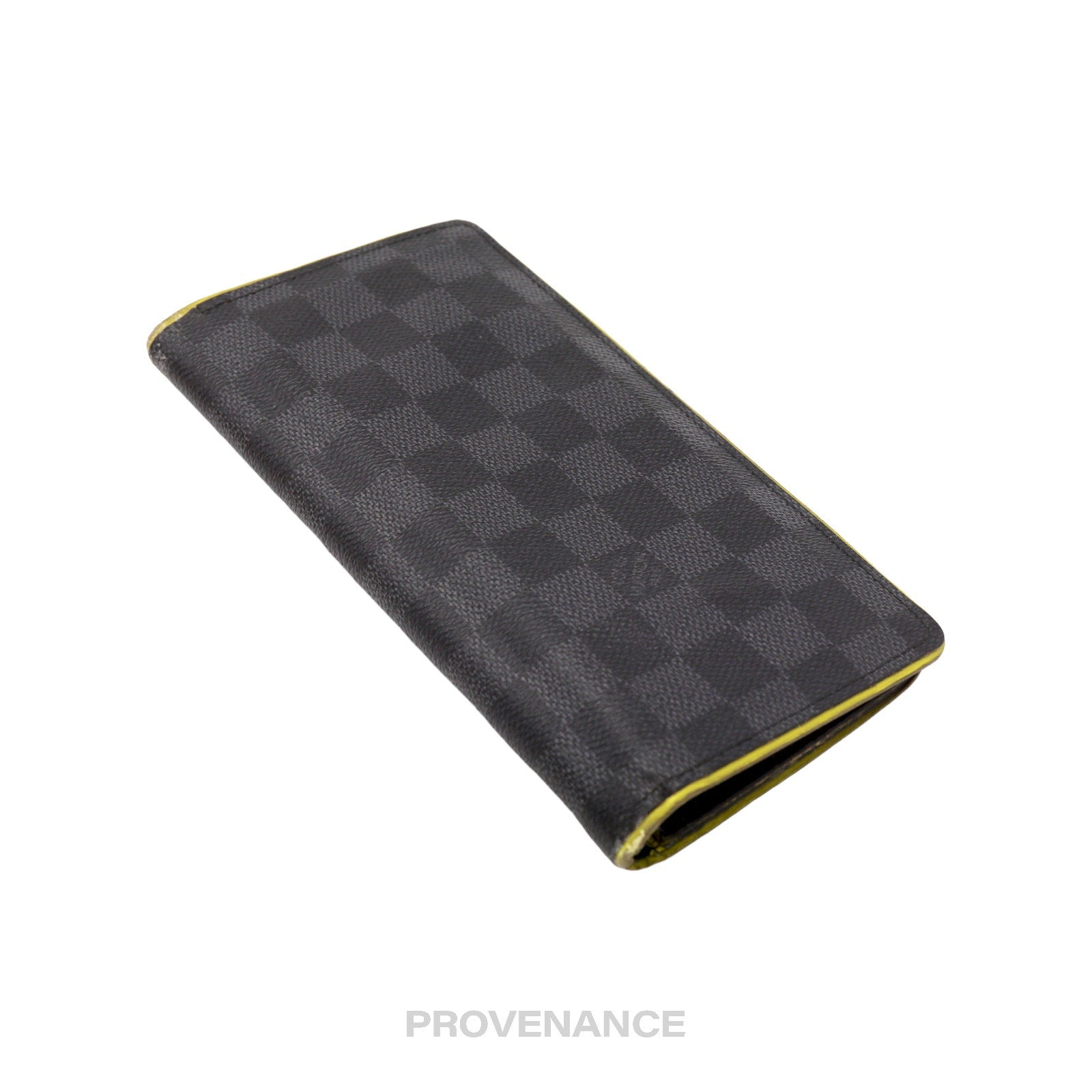 Louis Vuitton Brazza Long Wallet - Damier Graphite Yellow - 4