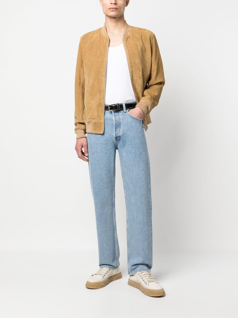 Sandro zip-up suede jacket outlook