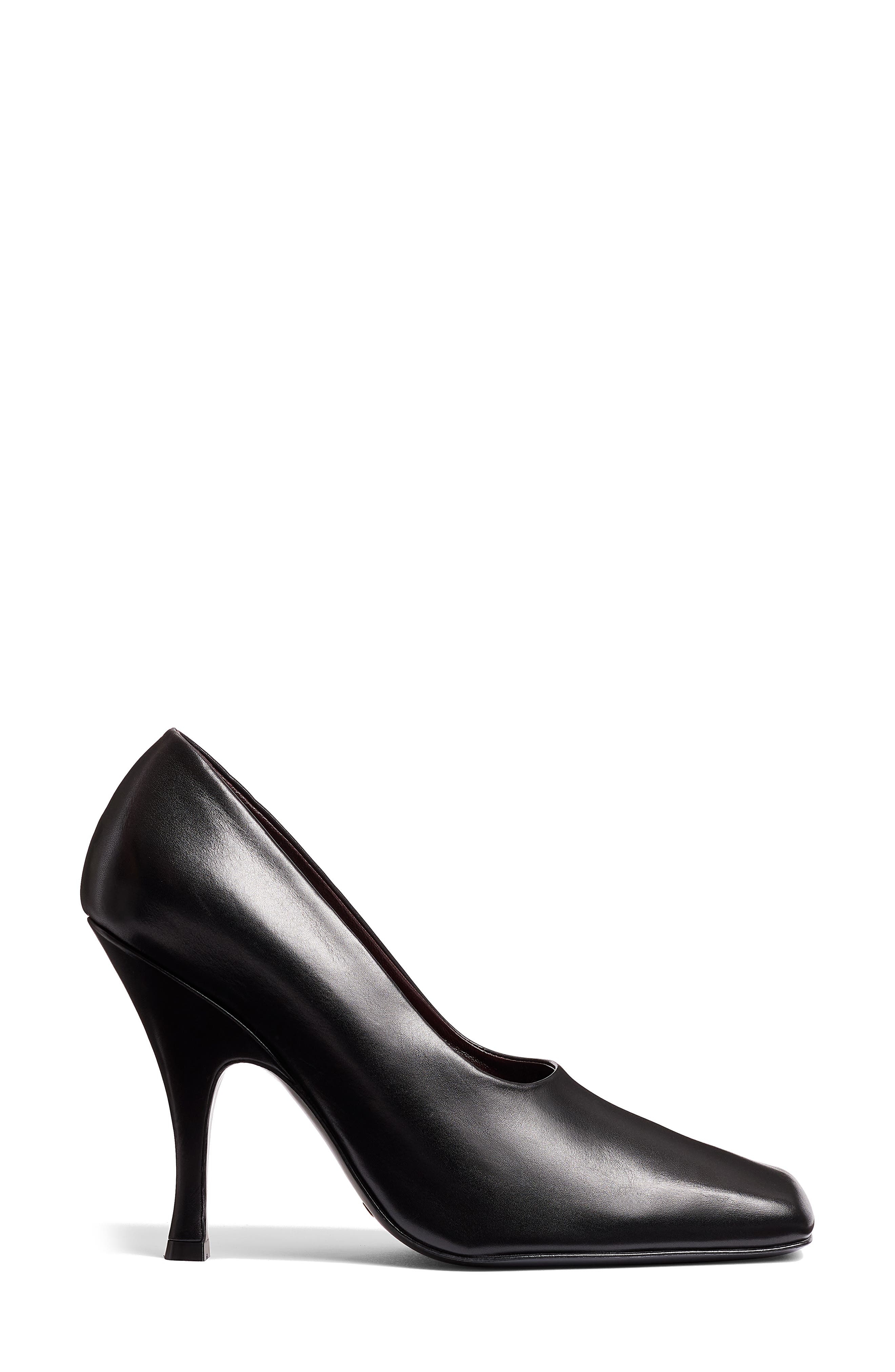 Khaite Eva Square Toe Pump in Black at Nordstrom - 4