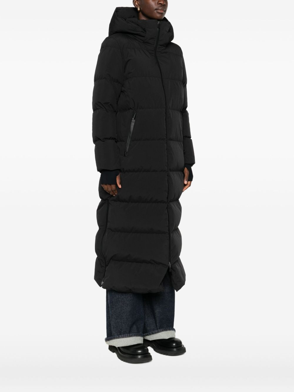 hooded padded coat - 3