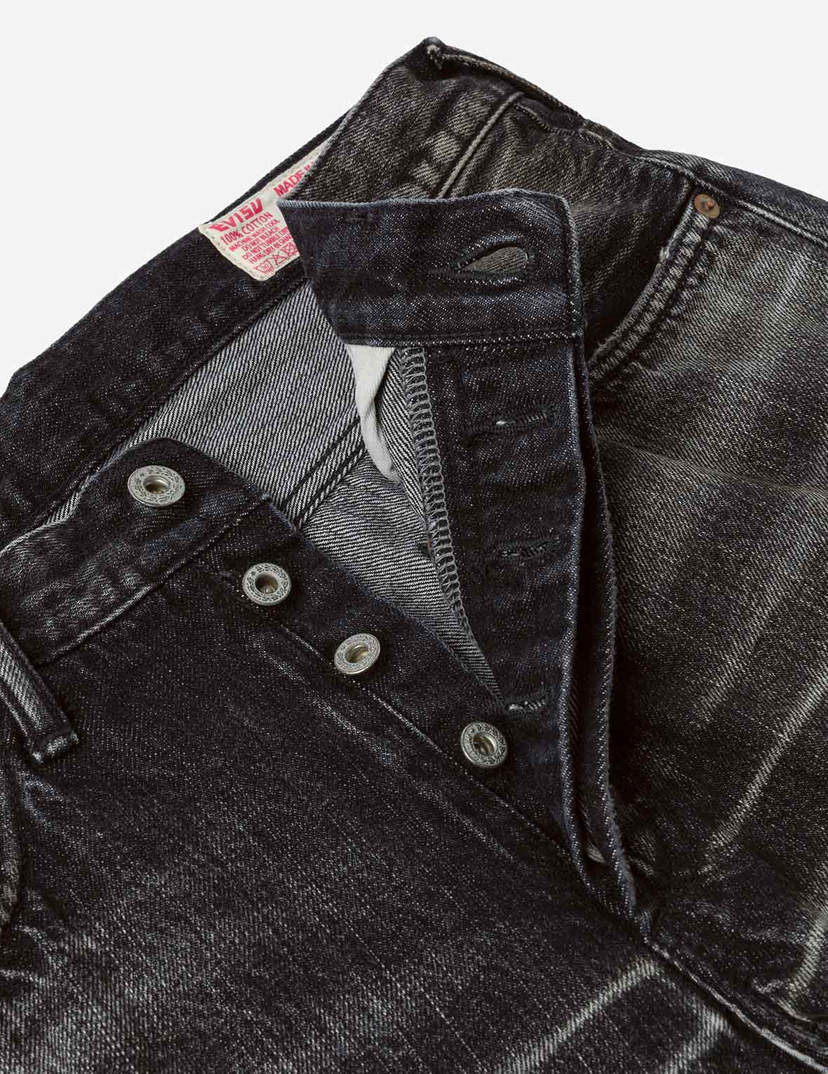 Washed Seagull Print Regular Fit Jeans - 5